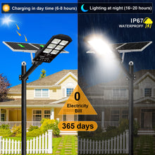 Load image into Gallery viewer, dusk to dawn solar street light
