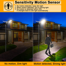 Load image into Gallery viewer, motion sensor solar street light
