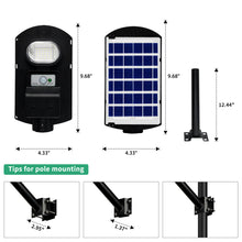 Load image into Gallery viewer, 300W All in One Outdoor Waterproof Solar Street Light with Remote Control
