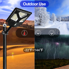 Load image into Gallery viewer, 200W Dusk to Dawn Solar Powered Outdoor Garden Lights with Motion Sensor and Remote Control

