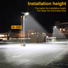 Load image into Gallery viewer, Outdoor Solar Street Lights Dusk to Dawn 400W 6500K with Remote Control for Yard
