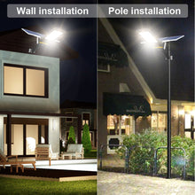 Load image into Gallery viewer, 400W Waterproof Outdoor Solar Led Dusk To Dawn Street Lights With Remote Control and Motion Sensor
